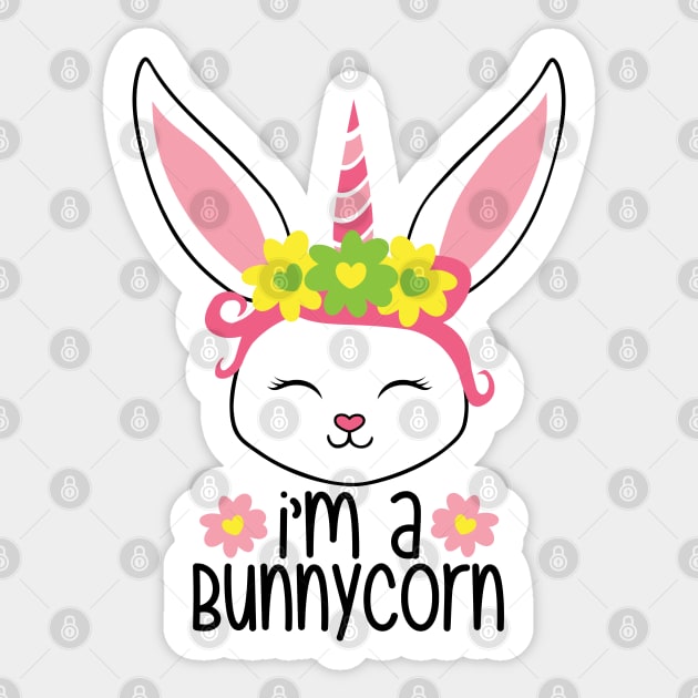 I`m a bunnycorn Sticker by defytees